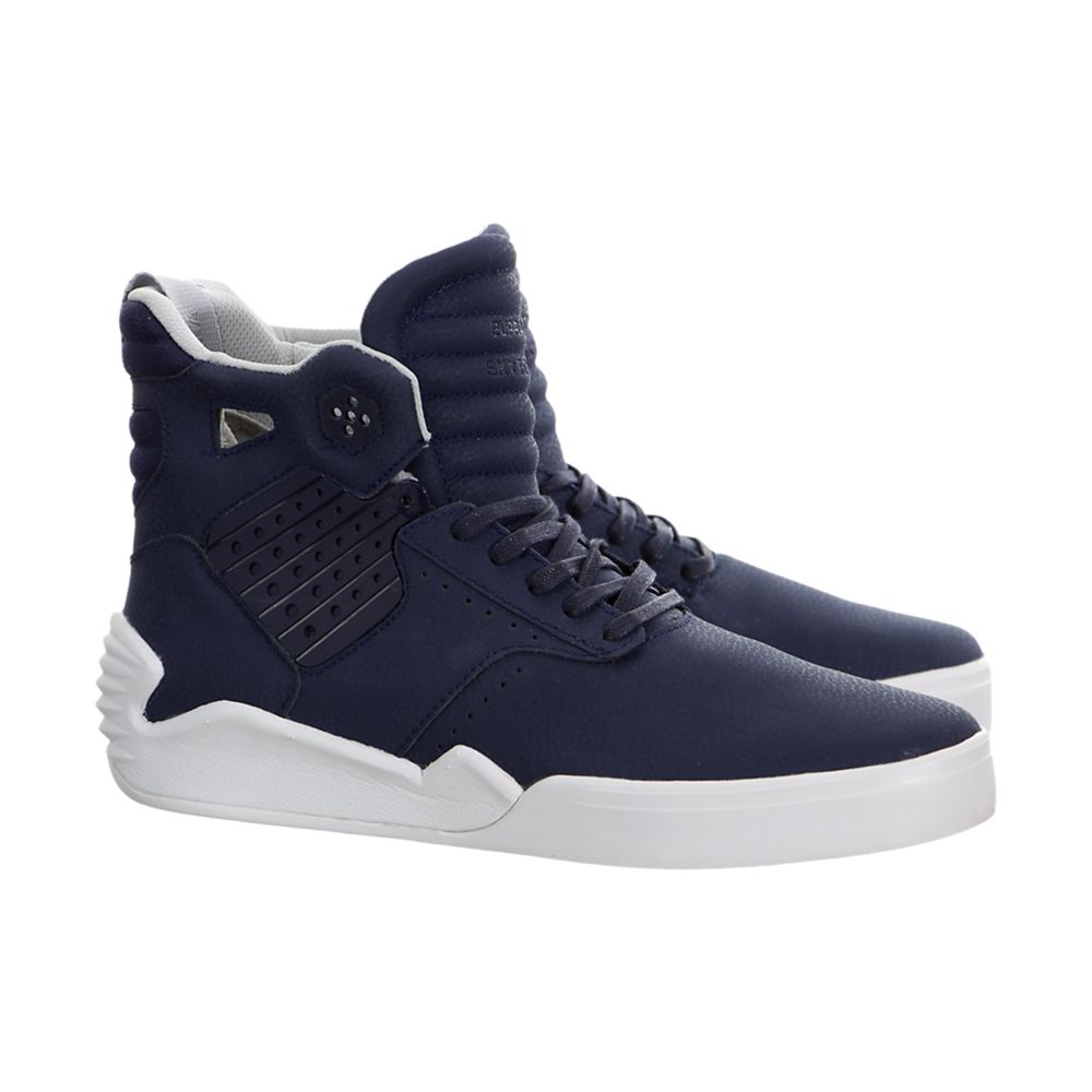 Baskets Montantes Supra SkyTop IV Bleu Marine Navy/White Homme | IVX-19747507